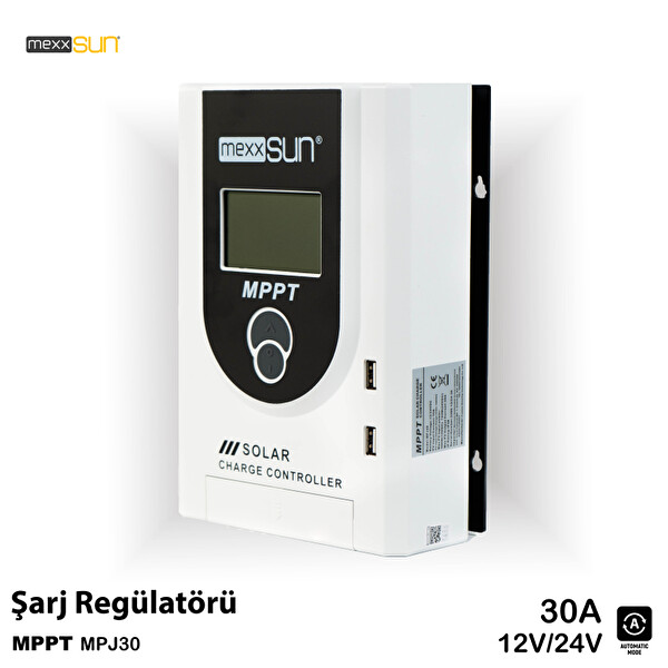 Mexxsun 30A 12/24V Mppt Şarj Kontrol Cihazı