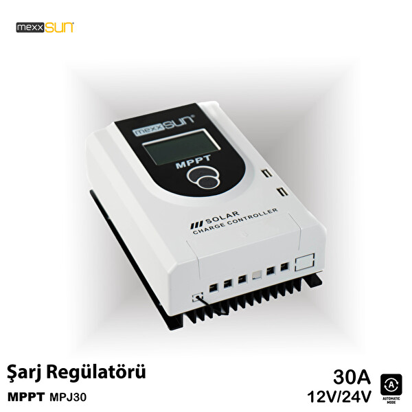 Mexxsun 30A 12/24V Mppt Şarj Kontrol Cihazı