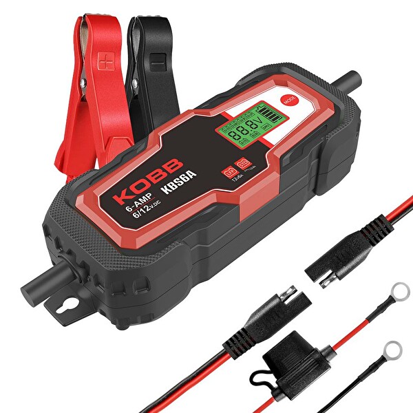 Kobb KBS6A 6/12V 150A Dijital Akü Şarj Akü Bakım Desülfatör ve Power Supply