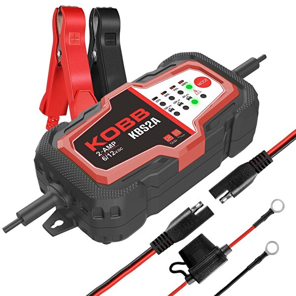 Kobb KBS2A 6V/12V 60Ah Akıllı Akü Şarj ve Akü Bakım Desülfatör