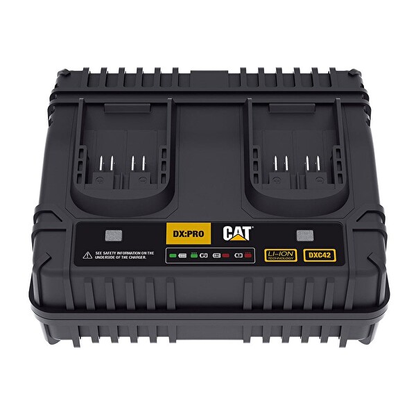 Cat DXC42 18V Li-Ion One For All Profesyonel İkili Hızlı Akü Şarj Cihazı