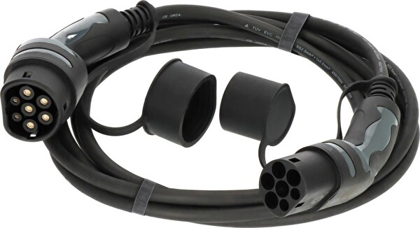 Brennenstuhl Duvar Tipi Uyumlu Elektrikli 3 Fazlı IP55 Lisanslı 5 M.11 KW Araç Şarj Kablosu (Alman Menşeli)