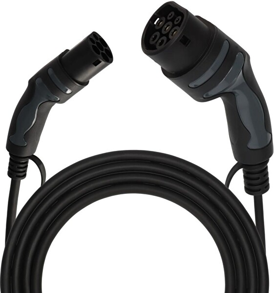 Brennenstuhl E-Mobility Serisi Duvar Tipi ve İstasyon Uyumlu Elektrikli 3 Fazlı IP55 Lisanslı 5 MT Kablolu 22 KW Araç Şarj Kablosu