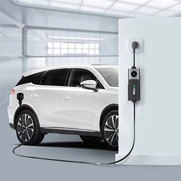 WiseCar WTPS3 22 KW Taşınabilir Elektrikli Araç Şarj Cihazı Mobil Uygulamalı - Wifi - Bluetooth