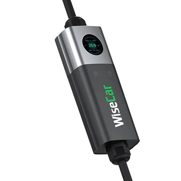 WiseCar WTPS3 22 KW Taşınabilir Elektrikli Araç Şarj Cihazı Mobil Uygulamalı - Wifi - Bluetooth