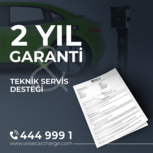 WiseCar WTPS3 22 KW Taşınabilir Elektrikli Araç Şarj Cihazı Mobil Uygulamalı - Wifi - Bluetooth