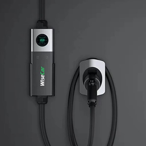 WiseCar WTPS3 22 KW Taşınabilir Elektrikli Araç Şarj Cihazı Mobil Uygulamalı - Wifi - Bluetooth