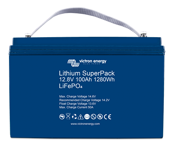Victron Lityum Akü Lithium SuperPack 12.8V-100Ah M8 BAT512110712