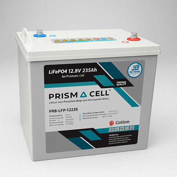 Prismacell 12.8V 235Ah LiFePO4 Akü - Karavan ve Solar Uyumlu