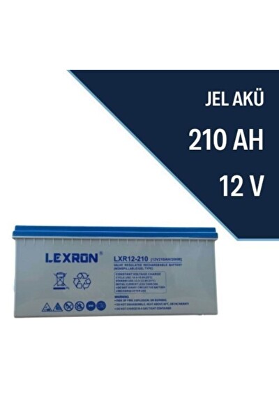 Lexron 210Ah 12V Nano-Karbon Jel Akü