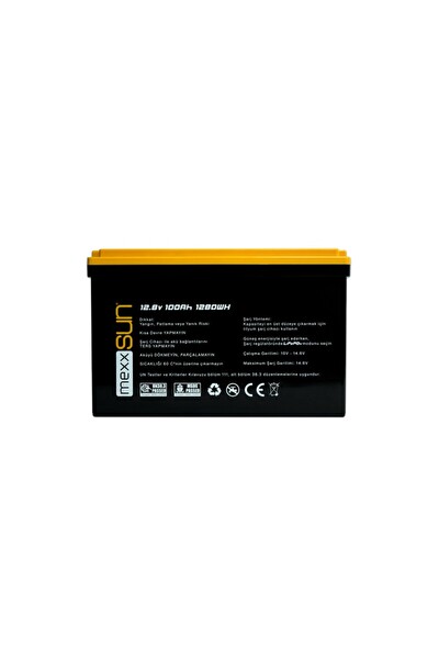 MEXXSUN Lityum Akü 100Ah 12.8V (LiFePo4) 1280Wh