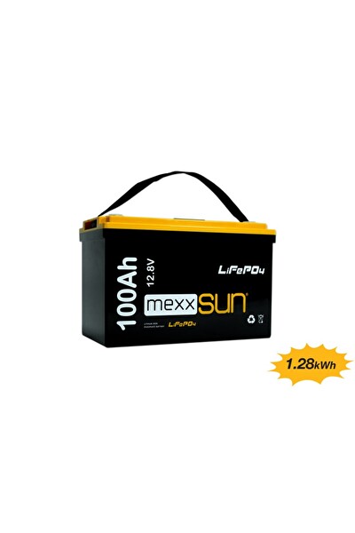 MEXXSUN Lityum Akü 100Ah 12.8V (LiFePo4) 1280Wh