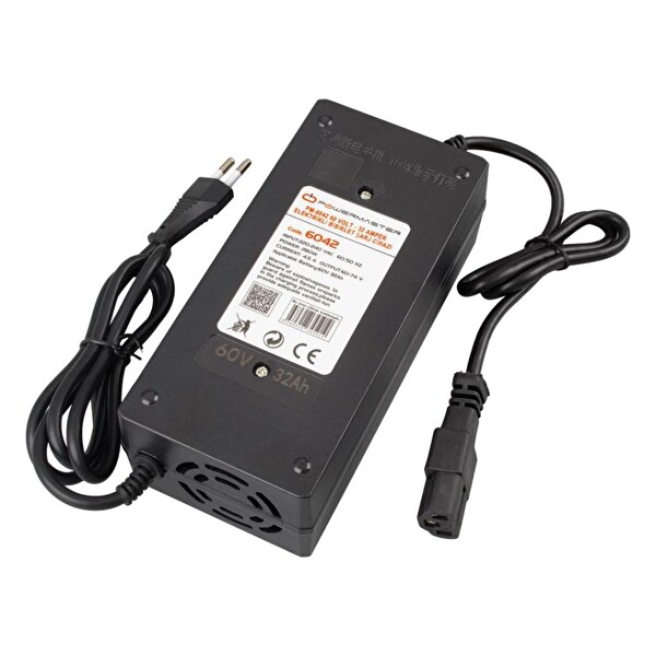 Powermaster PM-6042 60Volt - 32Amper Elektrikli Bisiklet Şarj Cihazı