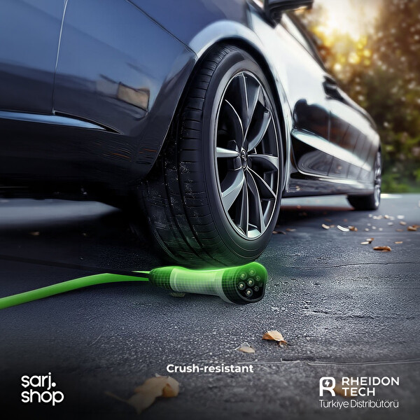 Rheidon Tech CC268-22kW Type 2 3 Faz 32A 6M IP54 EV Charging Cable Elektrikli Araç Şarj Kablosu