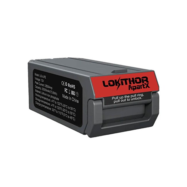 Lokithor Life 12.8Volt LiFePo4 2500A Takviye Gücü APARTX ile Uyumlu Yedek Akü