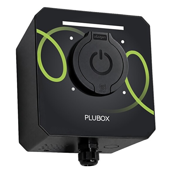 Plugen Plubox Duvar Tipi 22 kW 3 Faz 32A Type 2 Soketli WallBox Elektrikli Araç Şarj İstasyonu