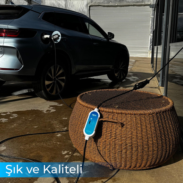 Hims HCTK-G-3-10 3.7 kW 10 Metre Kablolu Taşınabilir Elektrikli Araç Şarj İstasyonu