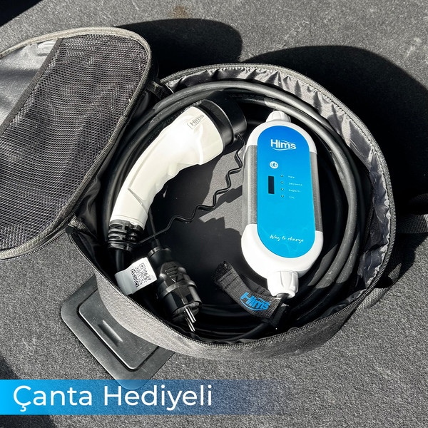 Hims HCTK-G-3-10 3.7 kW 10 Metre Kablolu Taşınabilir Elektrikli Araç Şarj İstasyonu