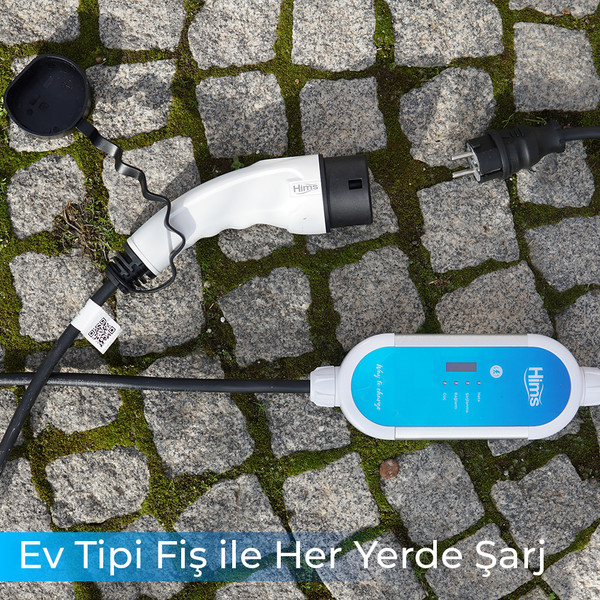 Hims HCTK-G-3-10 3.7 kW 10 Metre Kablolu Taşınabilir Elektrikli Araç Şarj İstasyonu