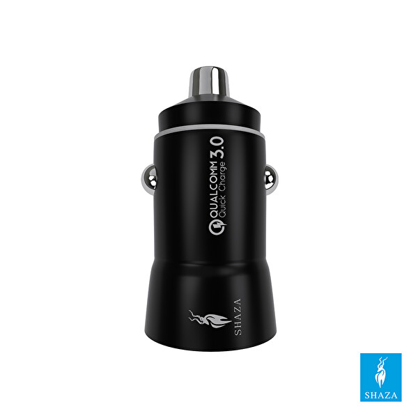Shaza 20W Type-C USB 18W Çift Çıkışlı Hızlı Araç Çakmak Şarjı