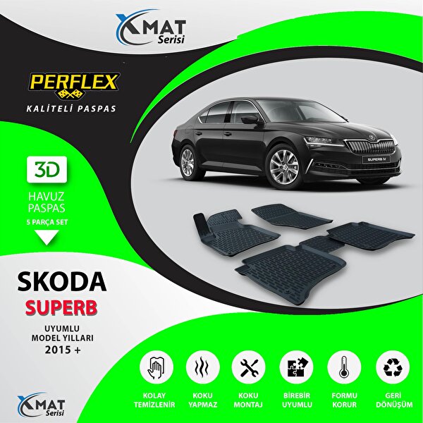 Perflex Perflex Paspas 3d Havuzlu X-mat Superb 2015+