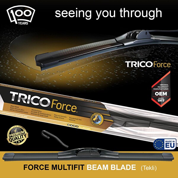 Trico Force Multifit Tek Silecek 430mm Tf430l