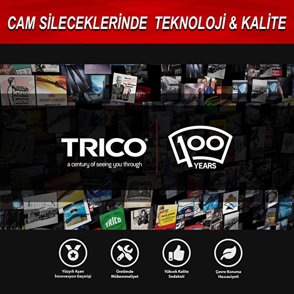 Trico Exactfit Hybrid Tek Silecek 400mm Hf400l