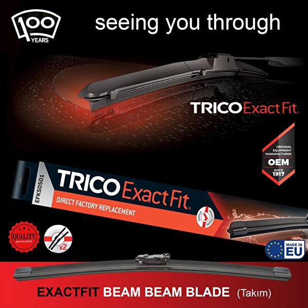 Trico Exactfit Takım Silecek Seti 530/500mm Erk53501