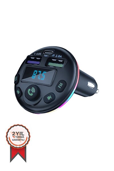 Torima G14 36W PD Şarj Özellikli Dijital Göstergeli Bluetooth FM Transmitter