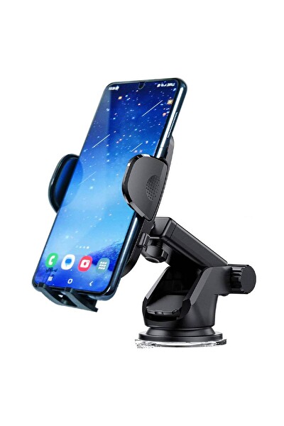 Mega Oto Market Vantuzlu 270 Derece Hareketli Araç İçi Telefon Tutucu
