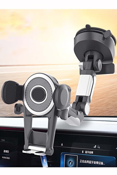 Mega Oto Market Vantuzlu Ayarlanabilir Numaratörlü Telefon Tutucu