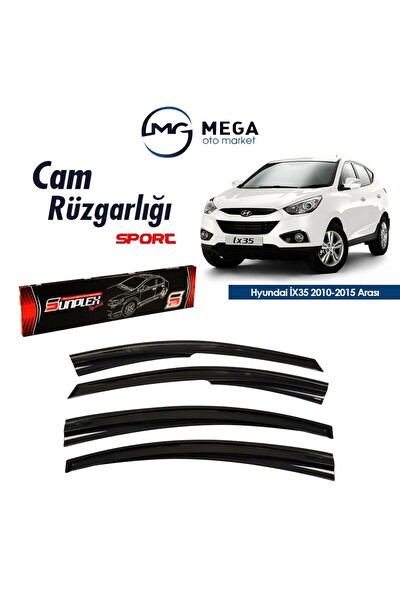 Mega Oto Market Hyundai Ix35 2010-2015 Arası Mugen Tip Cam Rüzgarlık Sunplex