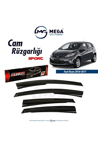 Mega Oto Market Ford Fiesta 2010-2017 Cam Rüzgarlık Mugen Tip