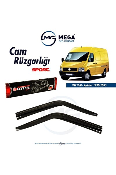 Mega Oto Market Volkswagen Volt Mercedes Sprinter 1998-2007 Arası Uyumlu Cam Rüzgarlık