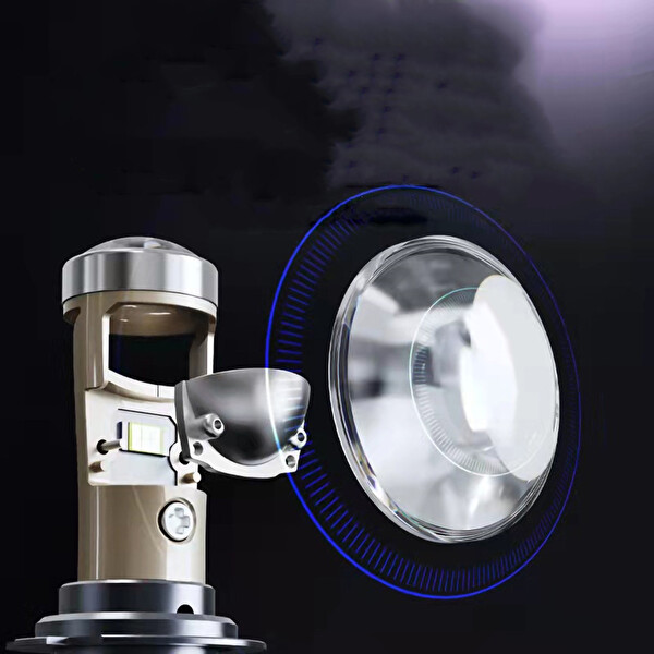 Mega Oto Market H4 Xenon Led A80 Mini Ultra Beyaz Renk 12V