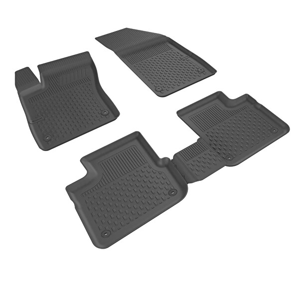 4.5D Havuzlu Oto Paspas Siyah Renk Fiat Egea Sedan Araç 2015 ve Üstü ile Uyumlu