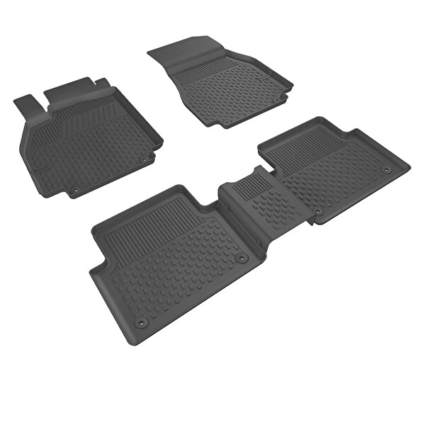 4.5D Havuzlu Oto Paspas Siyah Renk Renault Megane 2 Sedan Araç 2003-2008 Arası ile Uyumlu