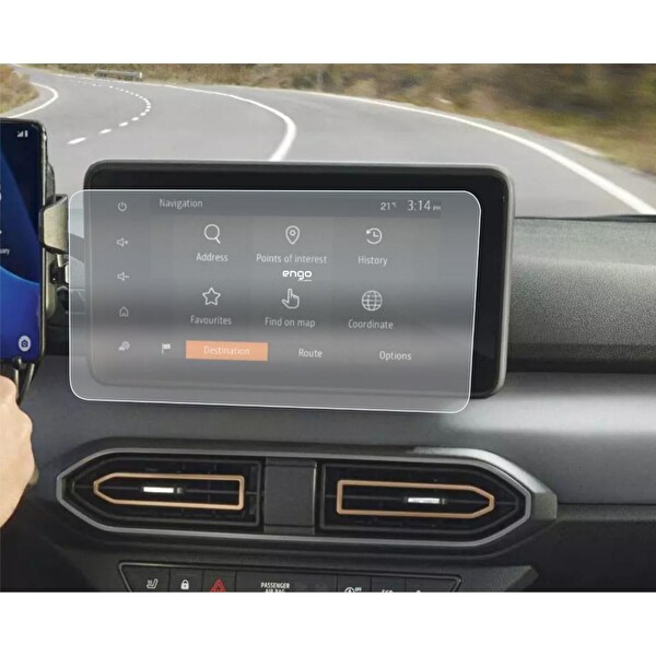 Engo Dacia Jogger Extreme 8 inç Multimedya Mat Ekran Koruyucu