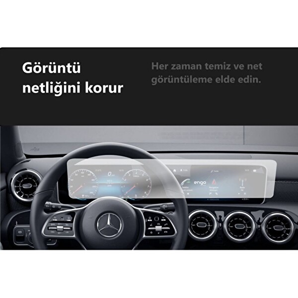 Engo Mercedes GLB 200 Mat Ekran Koruyucu Multimedya Djital Ekran