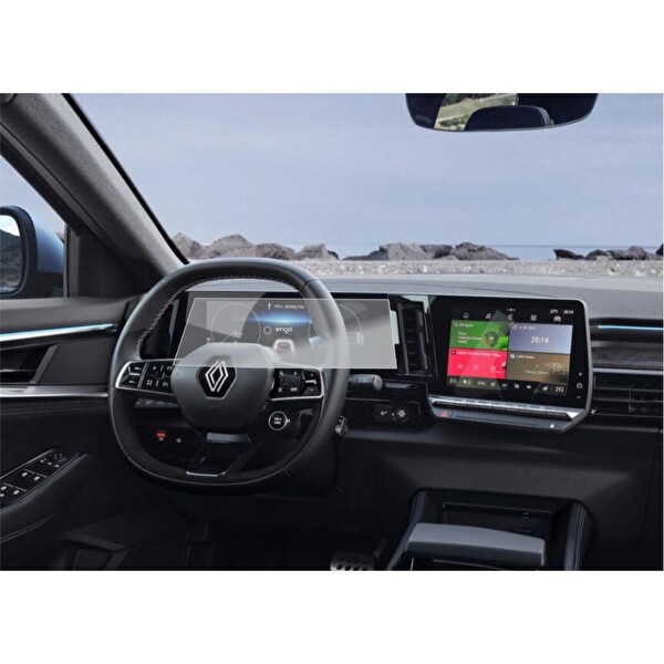 Renault Megane E Tech Dijital Gösterge Mat Ekran Koruyucu