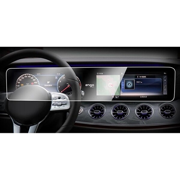 Engo Mercedes E200 Mat Ekran Koruyucu Multimedya Ve Djital Ekran