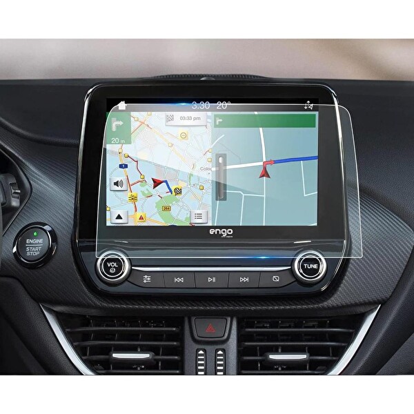 Ford Kuga 8" Multimedya Ekran Koruyucu Navigasyon Şeffaf