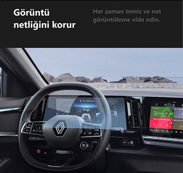 Engo Renault Austral Dijital Gösterge Ekran Koruyucu 12.3