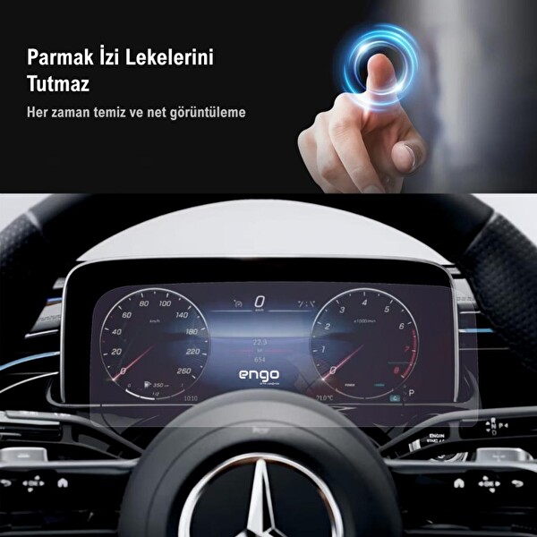 Engo Mercedes E220 Gösterge Paneli Mat Ekran Koruyucu W214