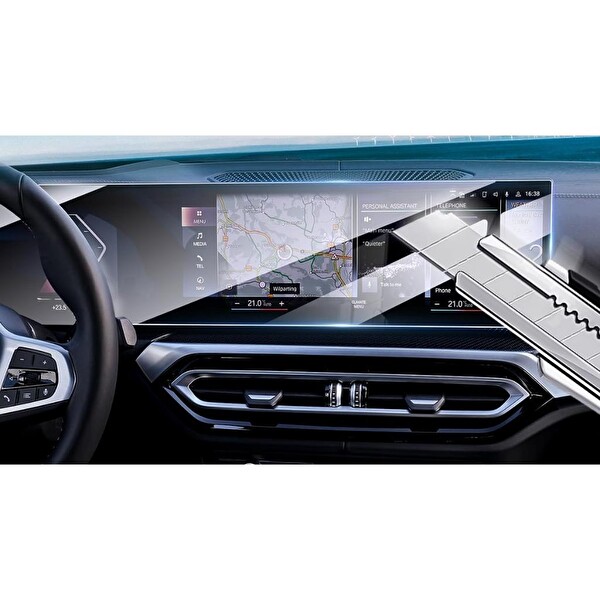 Engo BMW M4 Mat Ekran Koruyucu Şeffaf Tam Kaplama Tek Parça