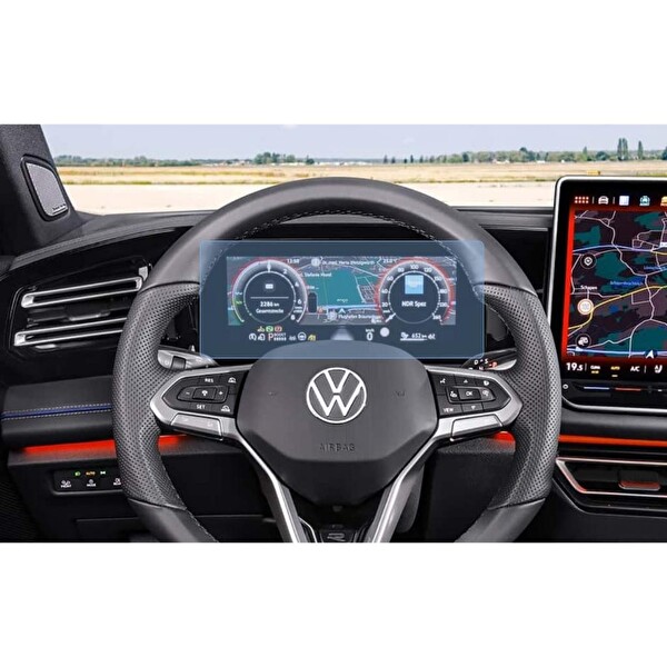 Volkswagen Tiguan 10.25" Dijital Gösterge Ekran Koruyucu