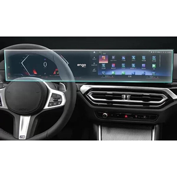 Engo BMW M4 Ekran Koruyucu Şeffaf Nano Tam Kaplama Tek Parça