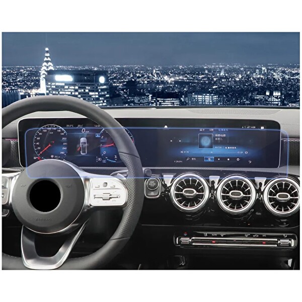 Engo Mercedes GLA 200 Ekran Koruyucu Multimedya Ve Djital Ekran