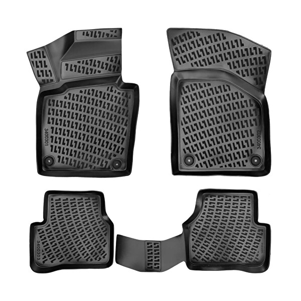 Rizline 3D Oto Paspas Siyah Renk Volkswagen Passat CC 2008 - 2011 İle Uyumlu