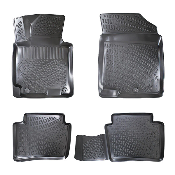 Rizline 3D Oto Paspas Siyah Renk Hyundai Elantra 2010 - 2015 İle Uyumlu